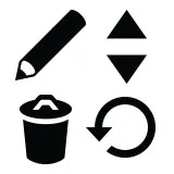 Edit, Sort, Delete and Reset